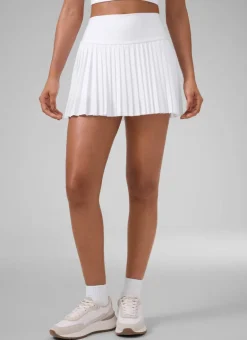 Feathery-Fit Soft Pleat High Rise Skirt 14''