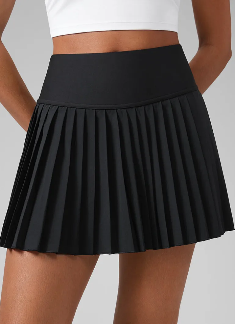 Feathery-Fit Soft Pleat High Rise Skirt 14''
