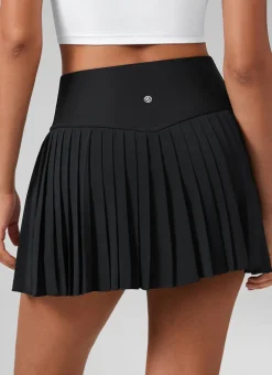 Feathery-Fit Soft Pleat High Rise Skirt 14''