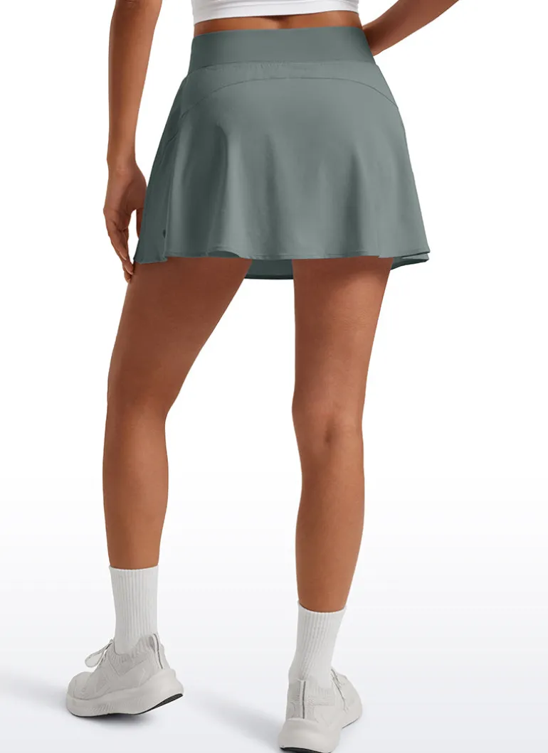 Feathery-Fit Soft Pocket High Rise Skirt 14''