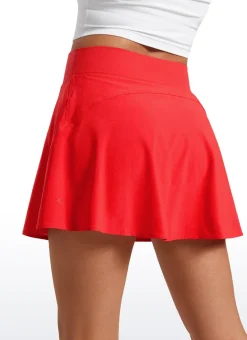 Feathery-Fit Soft Pocket High Rise Skirt 14''