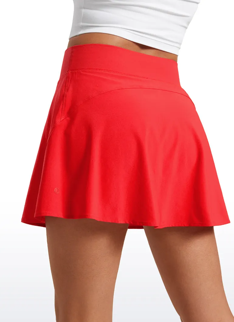 Feathery-Fit Soft Pocket High Rise Skirt 14''