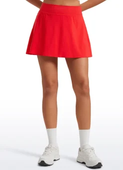 Feathery-Fit Soft Pocket High Rise Skirt 14''