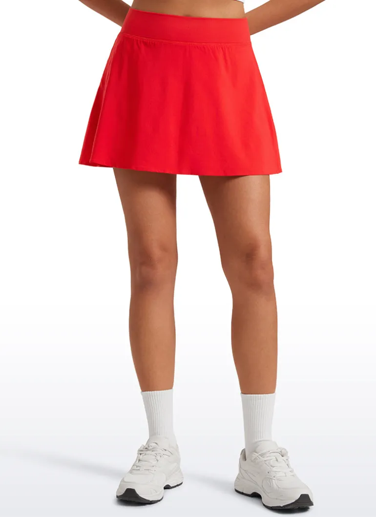 Feathery-Fit Soft Pocket High Rise Skirt 14''