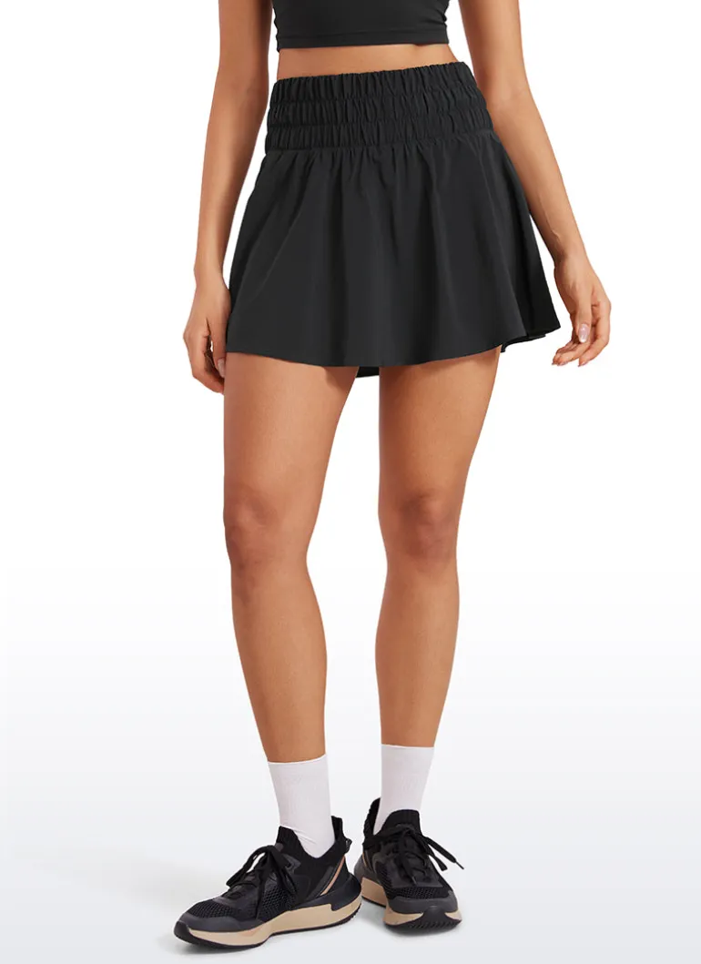 Feathery-Fit Soft Pocket High Rise Skirt 16''