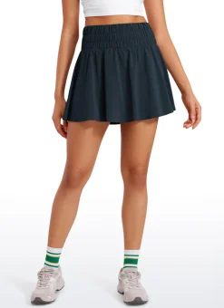 Feathery-Fit Soft Pocket High Rise Skirt 16''