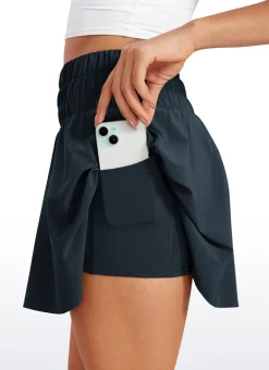 Feathery-Fit Soft Pocket High Rise Skirt 16''