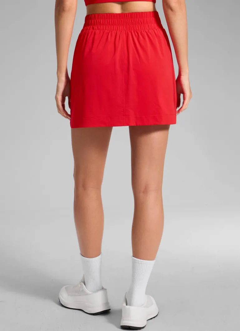 Feathery-Fit Soft Pocket High Rise Skirt 15''