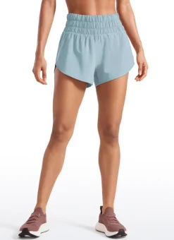 Feathery-Fit Soft Pocket High Rise Shorts 3''