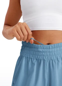 Feathery-Fit Soft Pocket Shorts Linerless 3''