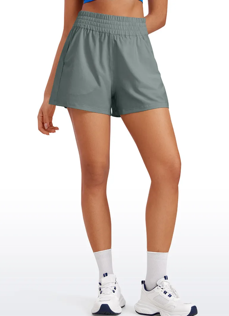 Feathery-Fit Soft Pocket Shorts Linerless 3''