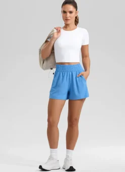 Feathery-Fit Soft Pocket Shorts Linerless 3''