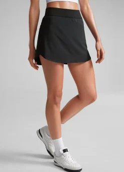 Feathery-Fit Soft Zipper Pocket Skirt 14.5"