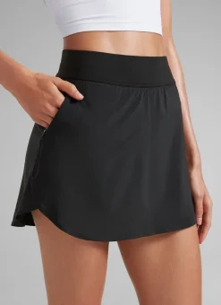 Feathery-Fit Soft Zipper Pocket Skirt 14.5