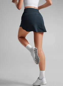 Feathery-Fit Soft Zipper Pocket Skirt 14.5