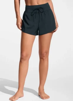 Feathery-Fit Split Dolphin Board Shorts 2.5''