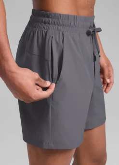 Feathery-Fit Workout Shorts 5''- Linerless