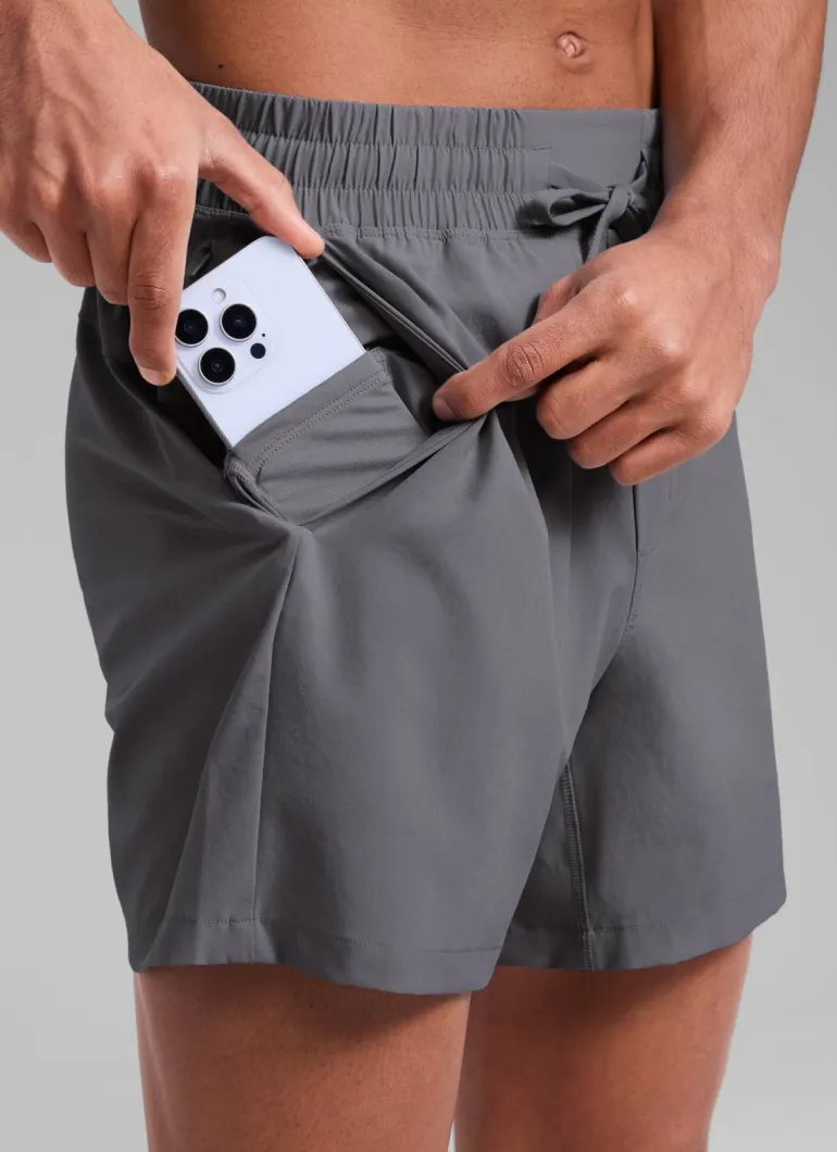Feathery-Fit Workout Shorts 5''- Linerless