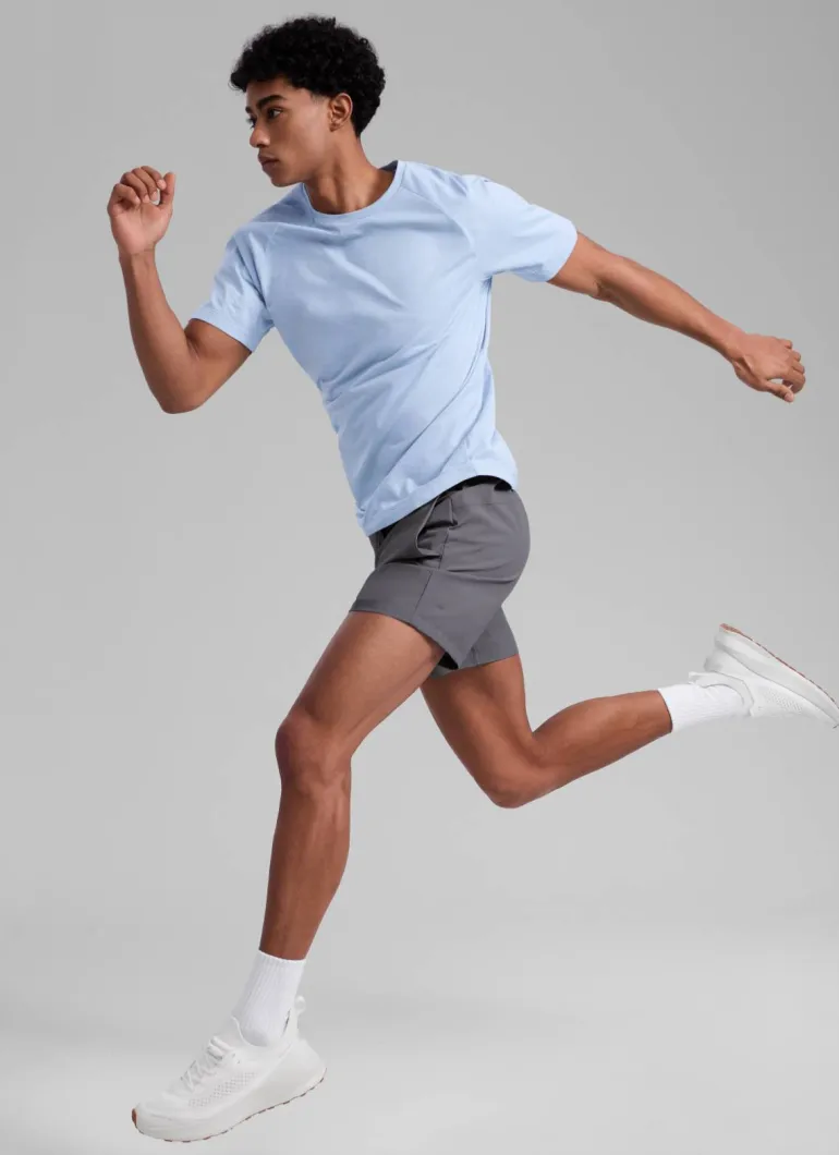 Feathery-Fit Workout Shorts 5''- Linerless