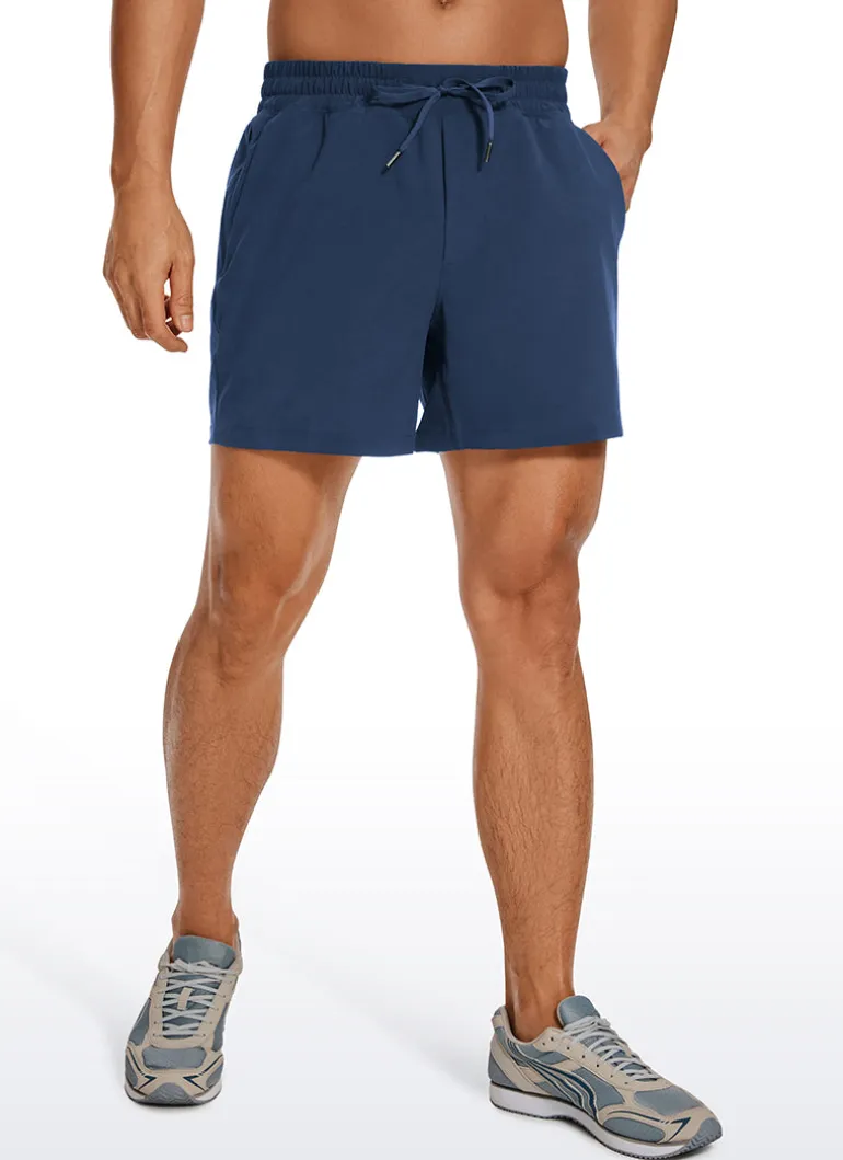 Feathery-Fit Workout Shorts 5''- Linerless