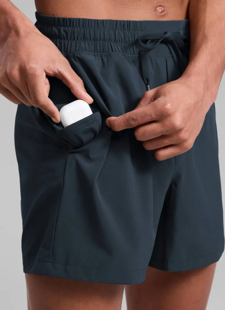 Feathery-Fit Workout Shorts 5''- Linerless