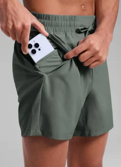Feathery-Fit Workout Shorts 5''- Linerless