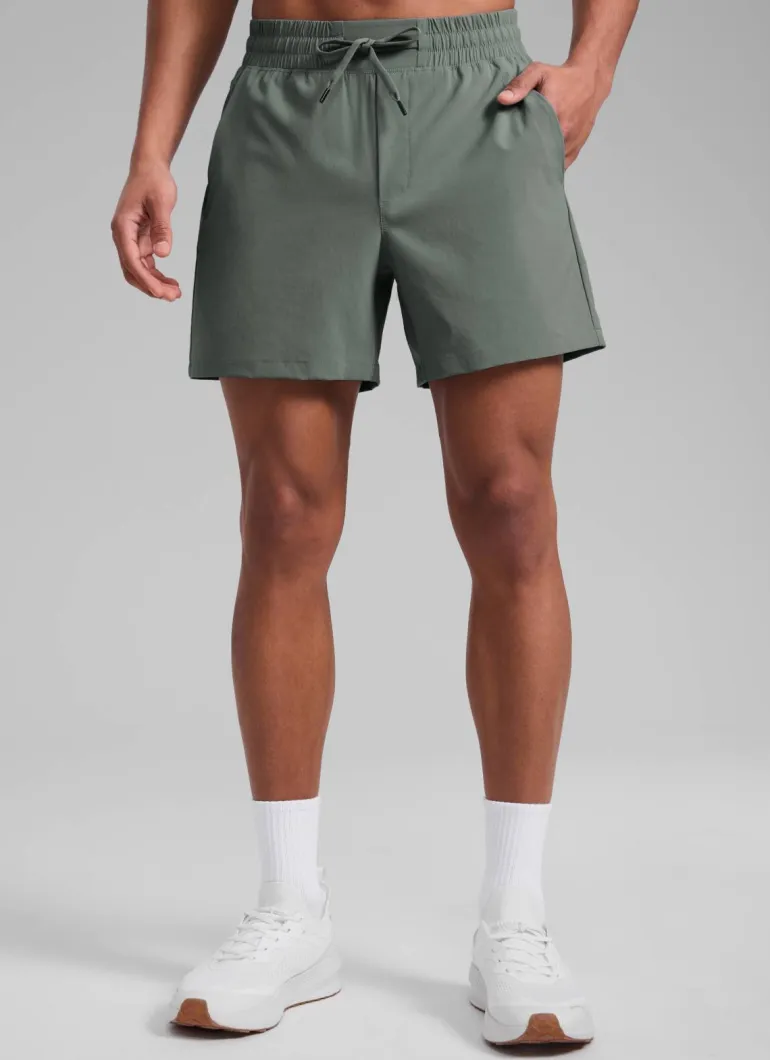 Feathery-Fit Workout Shorts 5''- Linerless