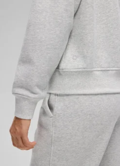 Fleece Lined Half Zip Funnel neck Sweatshirt