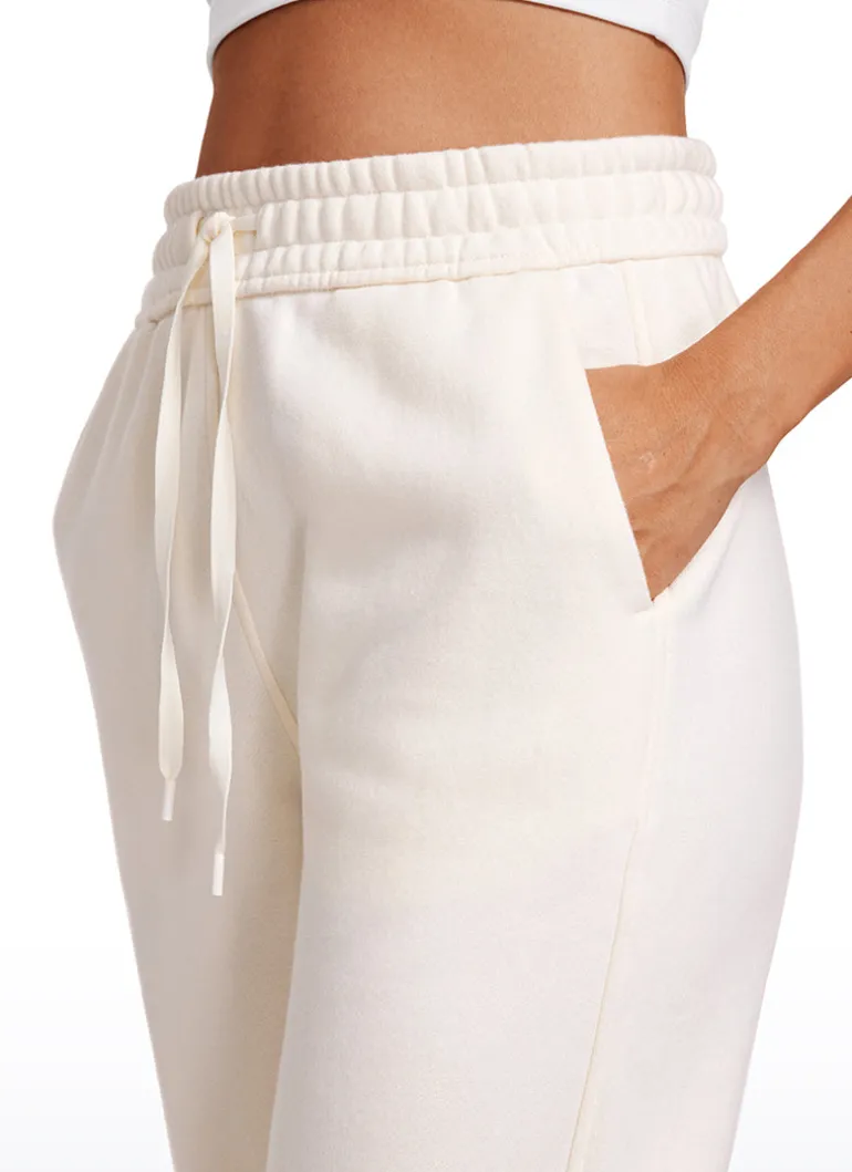 Fleece Lined High Rise Sweatpant 28''