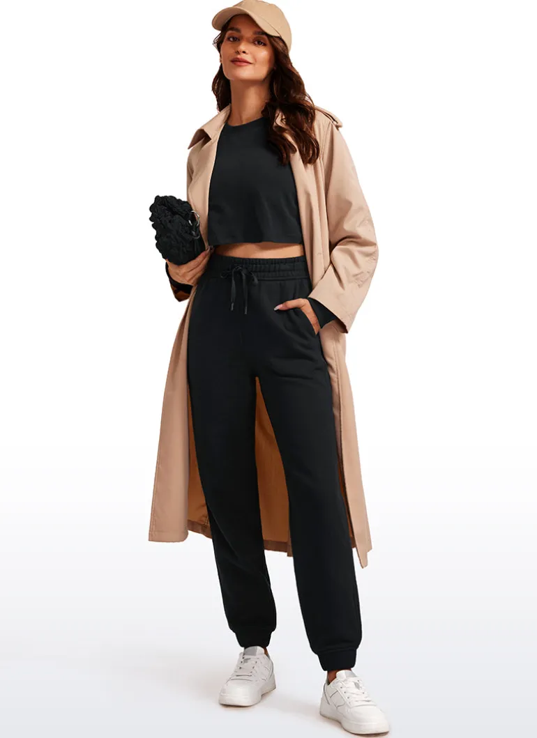 Fleece Lined High Rise Sweatpant 28''