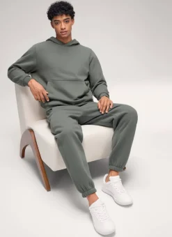 Fleece Lined Pocket Pullover Hoodie