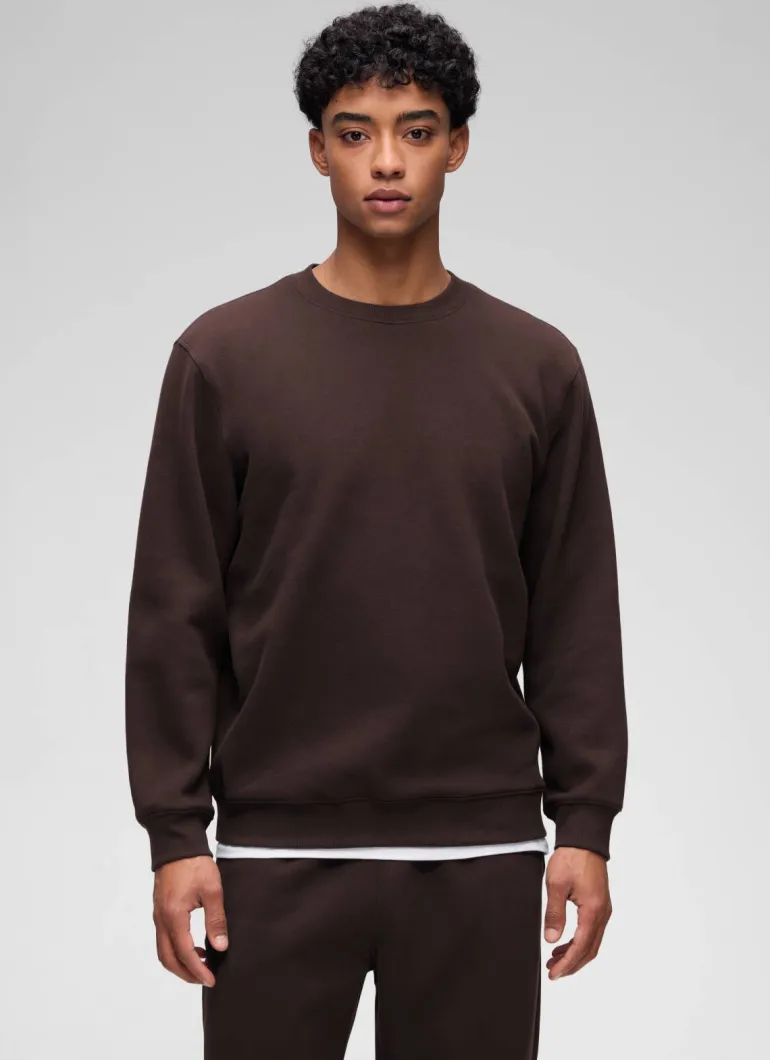 Fleece Lined Pullover Sweatshirt