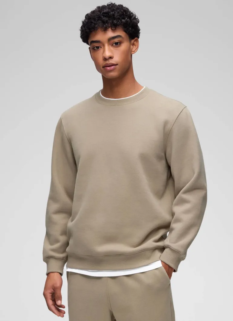 Fleece Lined Pullover Sweatshirt