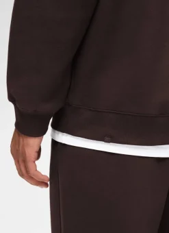 Fleece Lined Pullover Sweatshirt