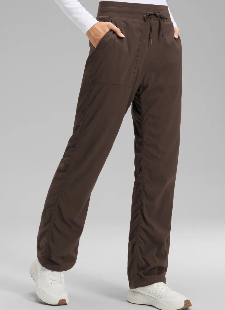 Fleece Lined Straight Leg Pocket Pant 30"
