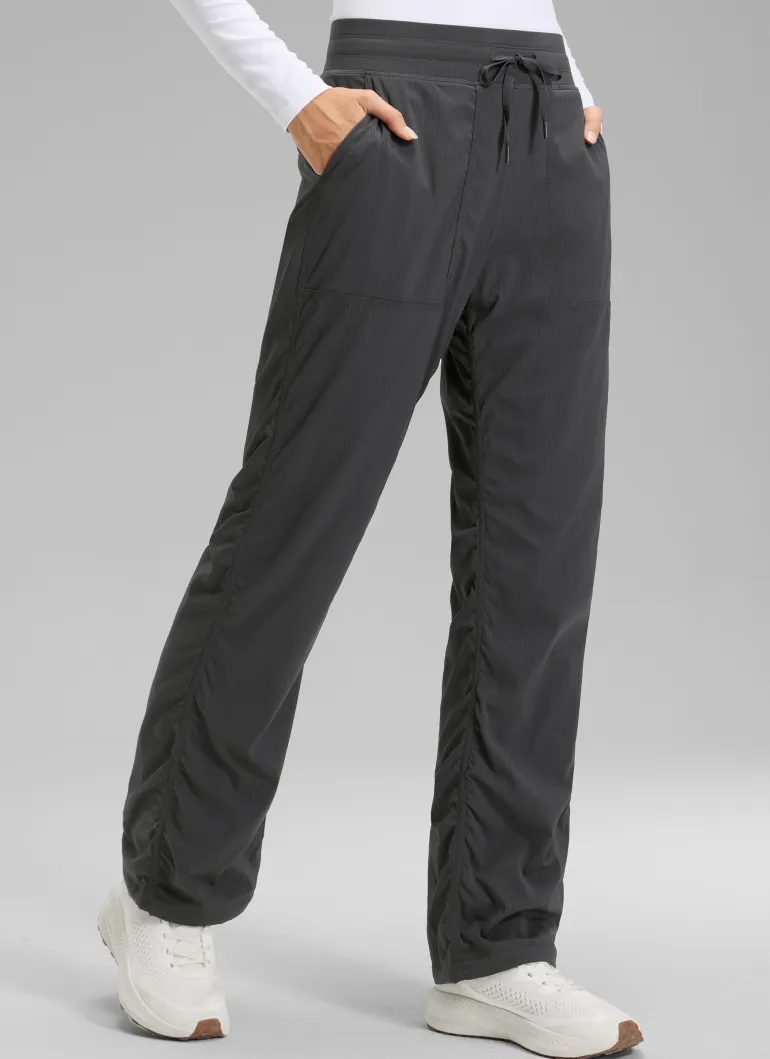 Fleece Lined Straight Leg Pocket Pant 30"