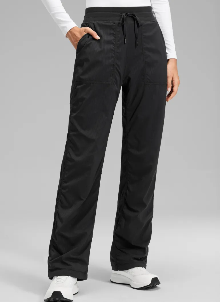 Fleece Lined Straight Leg Pocket Pant 30"