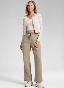 Fleece Lined Straight Leg Sweatpant 28''