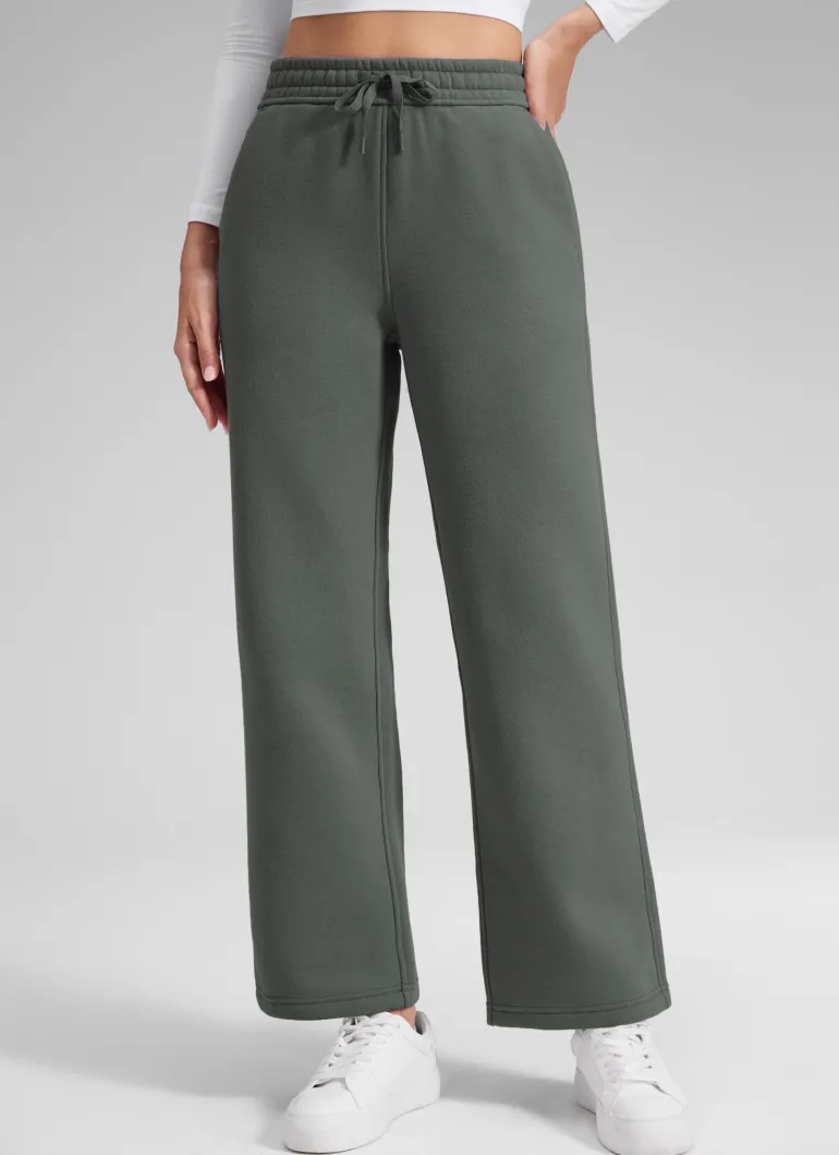 Fleece Lined Straight Leg Sweatpant 28''