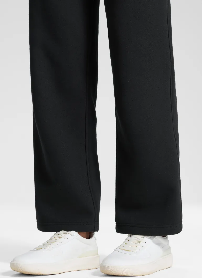 Fleece Lined Straight Leg Sweatpant 28''