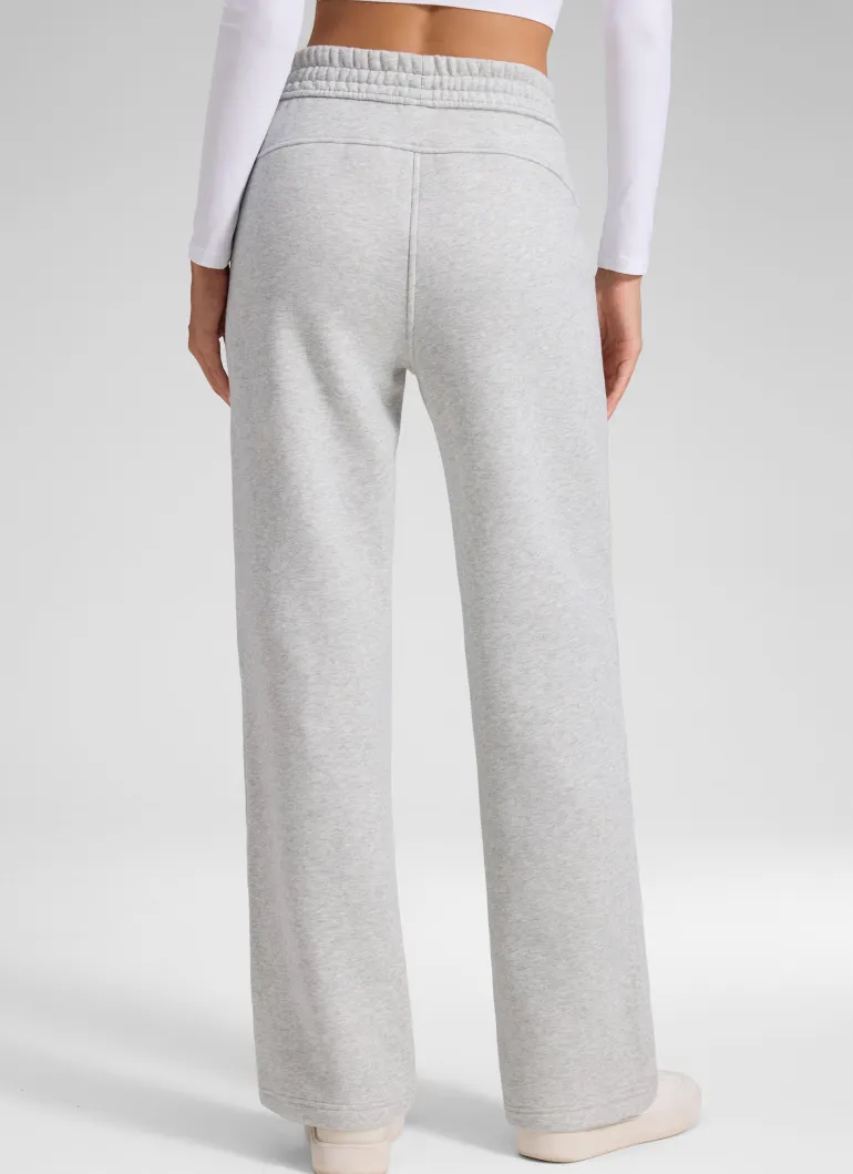 Fleece Lined Straight Leg Sweatpant 28''