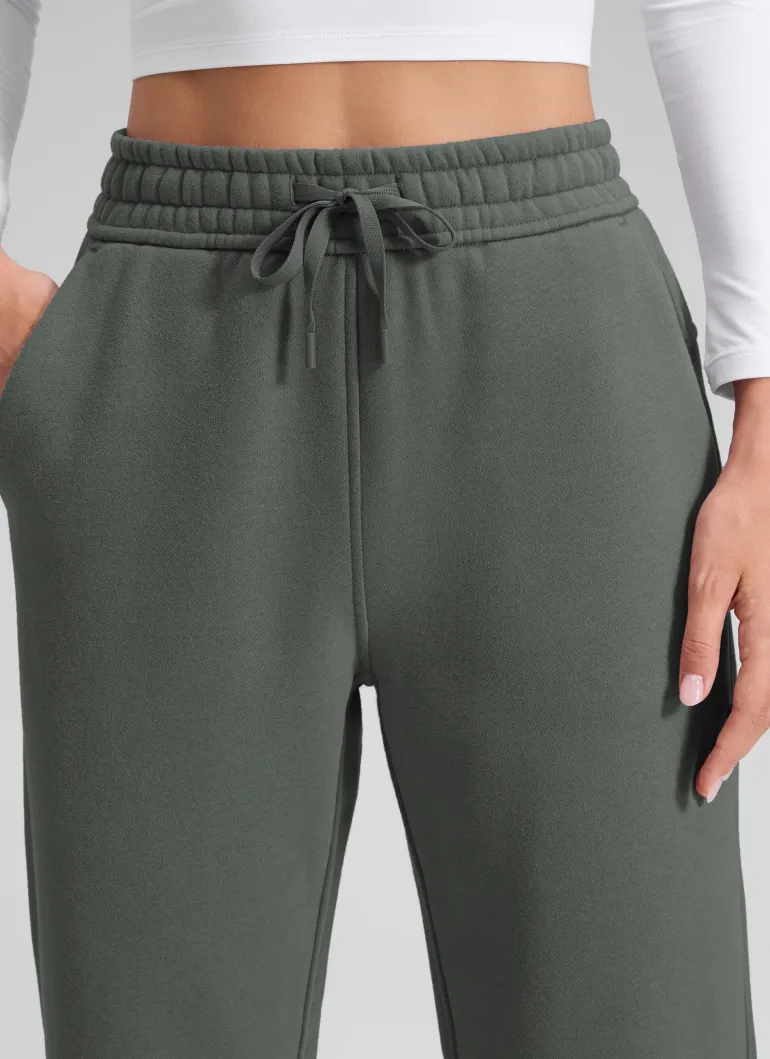 Fleece Lined Straight Leg Sweatpant 28''