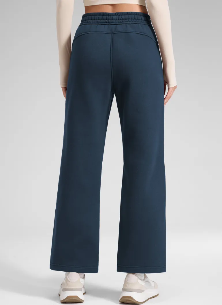 Fleece Lined Straight Leg Sweatpant 28''