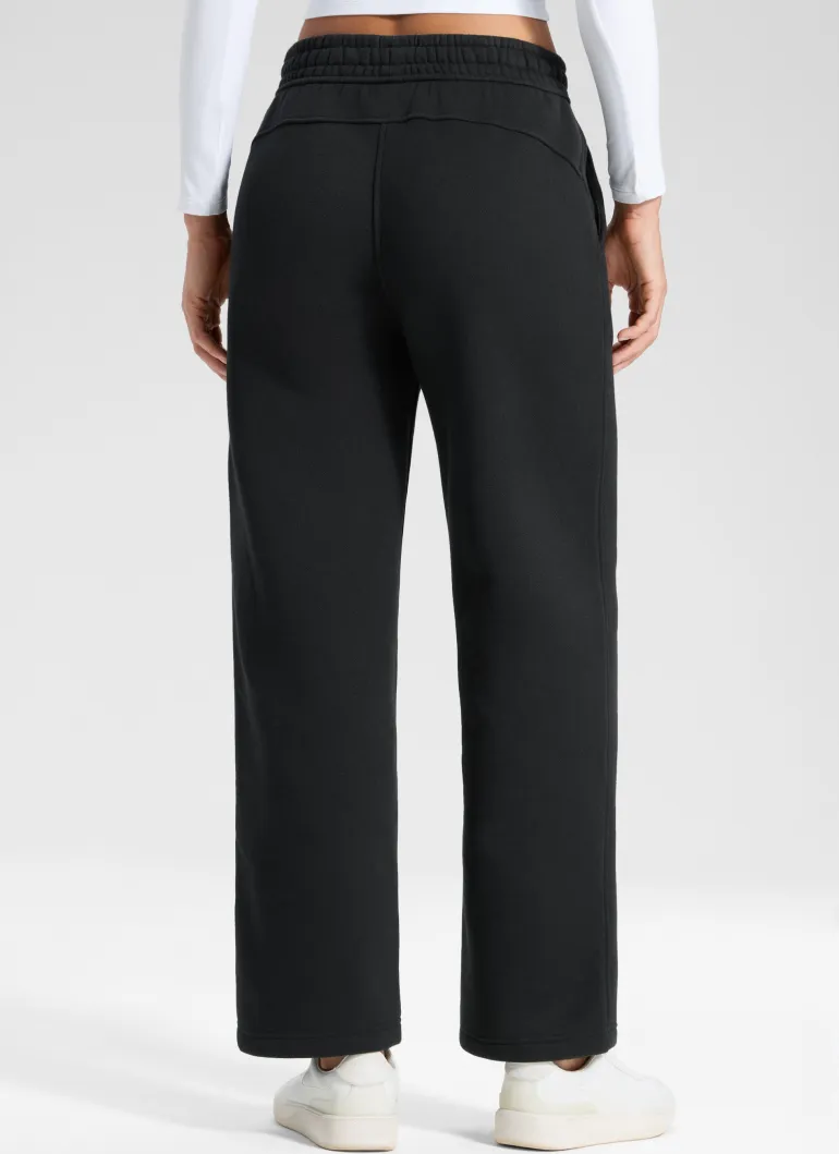 Fleece Lined Straight Leg Sweatpant 28''