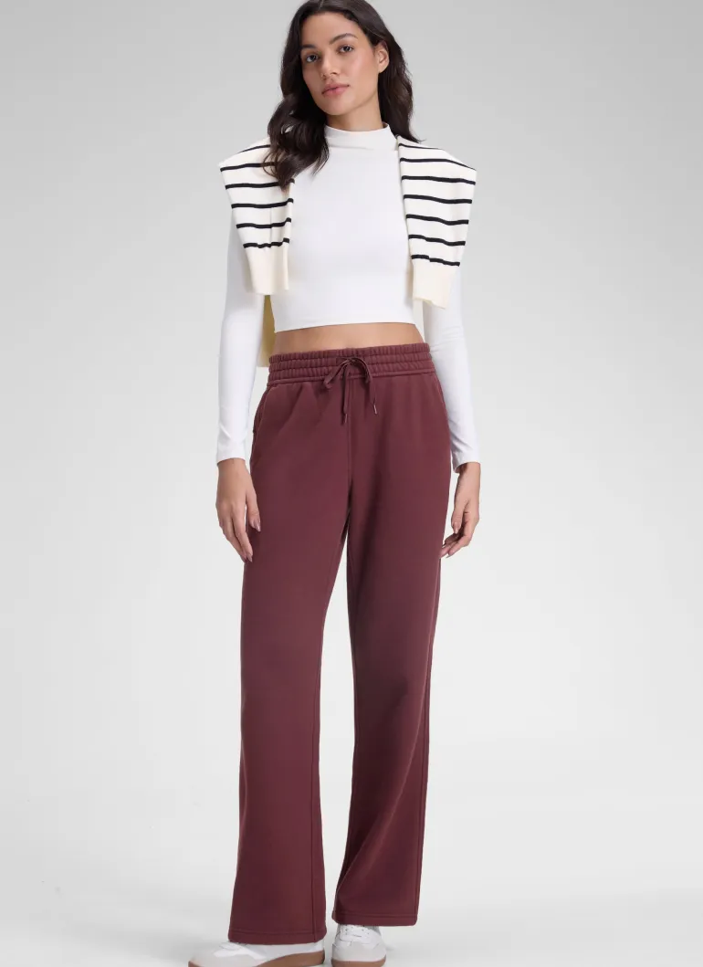 Fleece Lined Straight Leg Sweatpant 30''