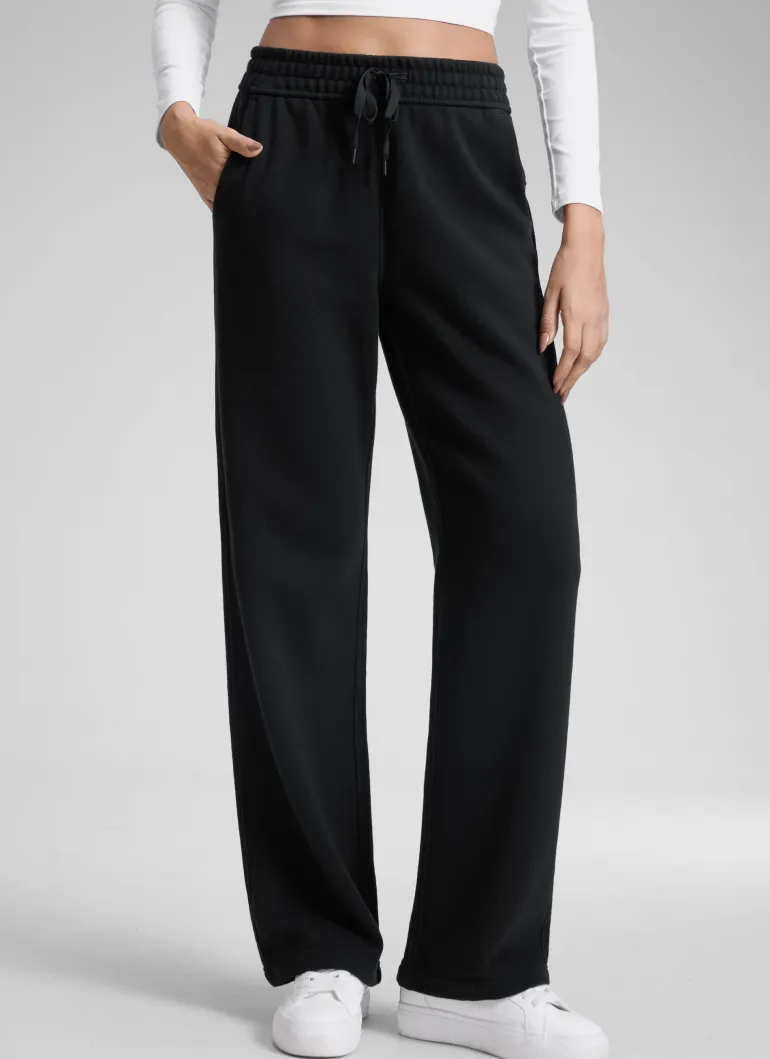 Fleece Lined Straight Leg Sweatpant 30''