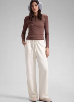 Fleece Lined Straight Leg Sweatpant 30''