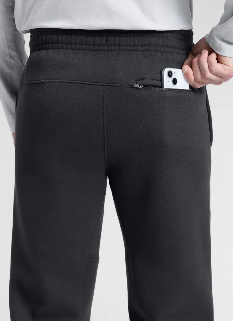 Fleece Lined Zipper Pocket Sweatpant 30"