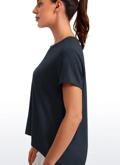 Flowy Yoga Crew Neck Short Sleeve