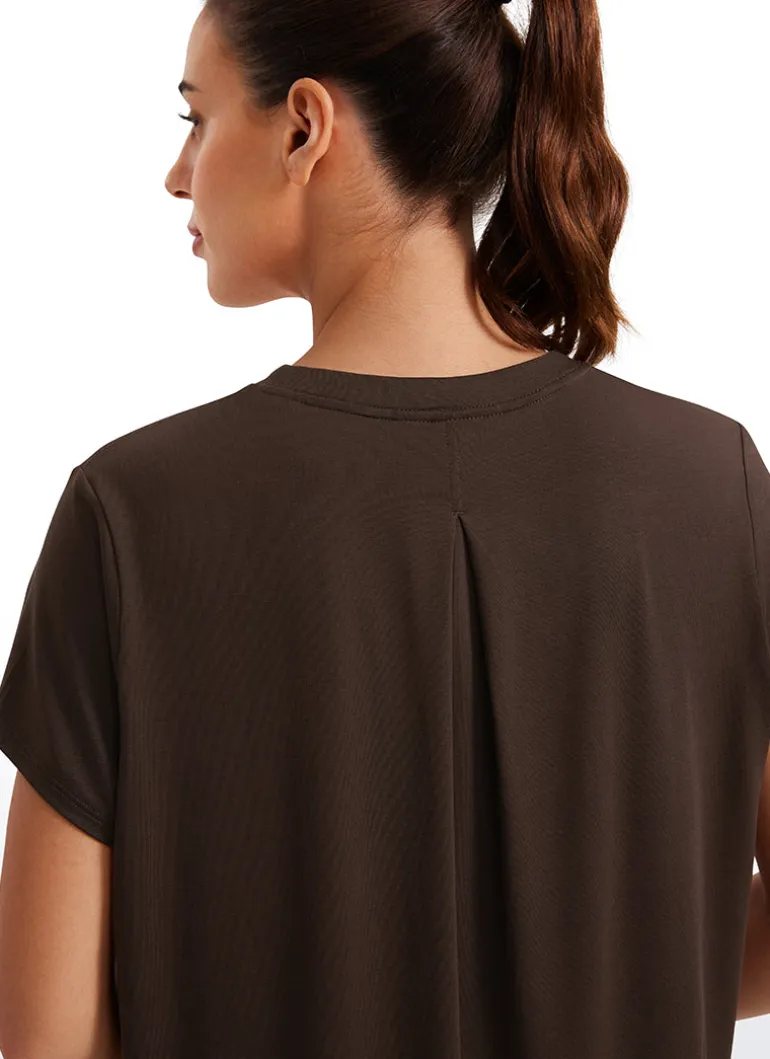 Flowy Yoga Crew Neck Short Sleeve